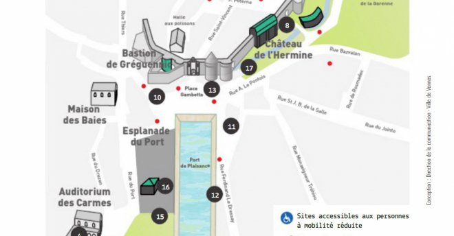 Plan exposition jardins éphémères de Vannes 2016