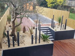 Jardin design et contemporain Auray 56 Morbihan