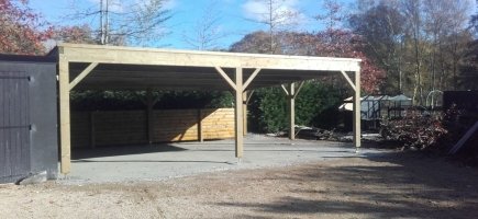 Le carport fini Le carport fini