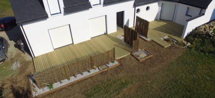 aménagement d'une terrase en bois 56 aménagement d'une terrase en bois 56