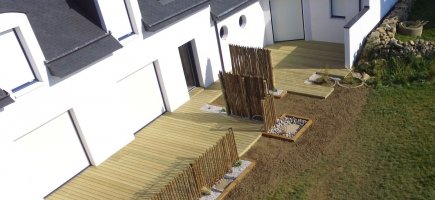 Vue d'un drone de l'aménagement Vue d'un drone de l'aménagement