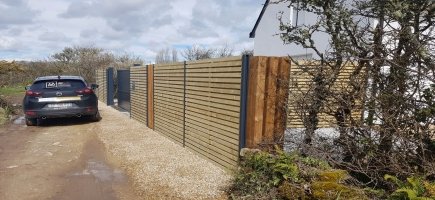 Portail coulissant aluminium 4,50ml (56) Portail coulissant aluminium 4,50ml (56)