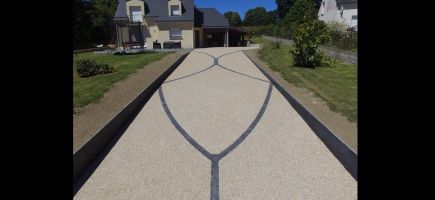 Allée en béton désactivé design 56 Allée en béton désactivé design 56