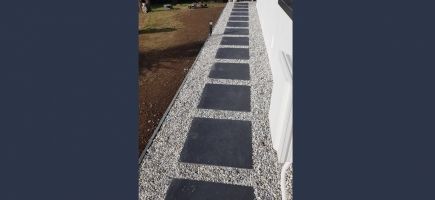 Pas japonais en dalles grès cérame Pas japonais en dalles grès cérame