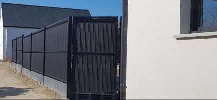 Panneaux rigide grillage noir et occultant Panneaux rigide grillage noir et occultant