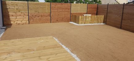 Clôture bois et terrasse bois 56 ARRADON