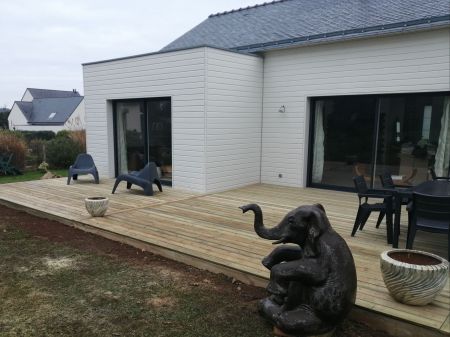 Terrasse bois en pin Baden 56 Terrasse bois en pin Baden 56