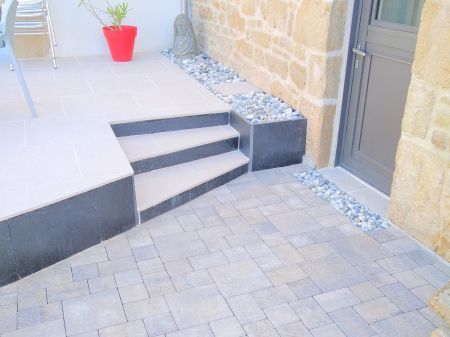 Terrasse en grès cérame 56 Terrasse en grès cérame 56