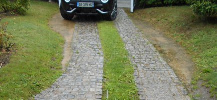 Allée carrossable Vannes avant travaux Allée carrossable Vannes avant travaux