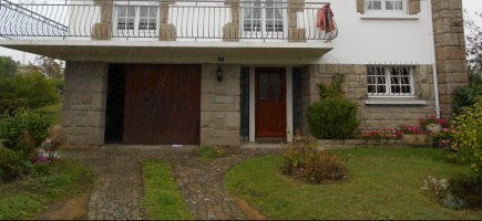 Entrée pavée jardin avant travaux Vannes Entrée pavée jardin avant travaux Vannes