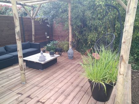 Terrasse bois-Pysagiste 56-Morbihan-Plescop-Vannes Terrasse bois-Pysagiste 56-Morbihan-Plescop-Vannes