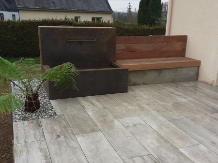 Décoration acier corten jardin et terrasse Morbihan Décoration acier corten jardin et terrasse Morbihan