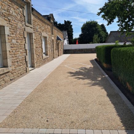 Chainette en pavés béton Chainette en pavés béton