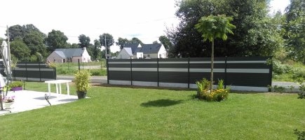 Palissade aluminium et panneaux rigides Palissade aluminium et panneaux rigides