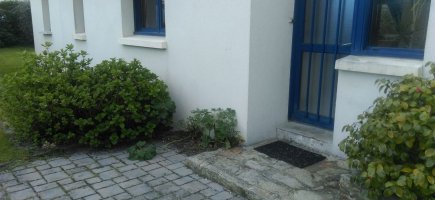 Seuil d'entrée avant travaux Seuil d'entrée avant travaux