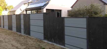 Clôture en mitoyenneté 56 Clôture en mitoyenneté 56