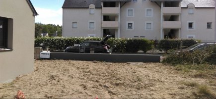 Jardin à Quiberon avant travaux Jardin à Quiberon avant travaux