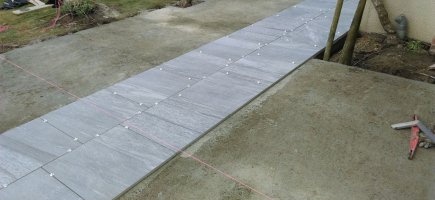 pose collée du dallage en grès pose collée du dallage en grès