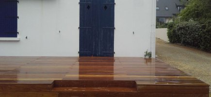 Terrasse bois exotique Carnac (56)