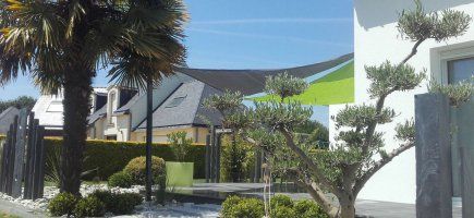 Pose voile d'ombrage Vannes