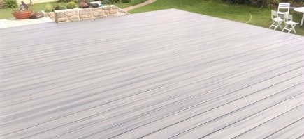 Grande longueur pour les lames en bois composite Grande longueur pour les lames en bois composite